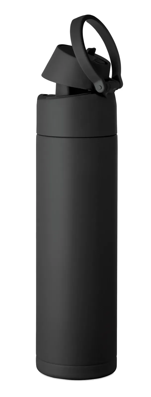 Toien Two – Single Wall Recycled Stainless Steel (90% Recycled Stainless and 10% Stainless Steel) Bottle — Black