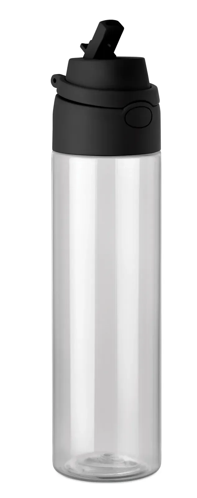 Toien Klar – RPET Bottle with 2 in 1 Straw and Sip Lid and Handle — Black