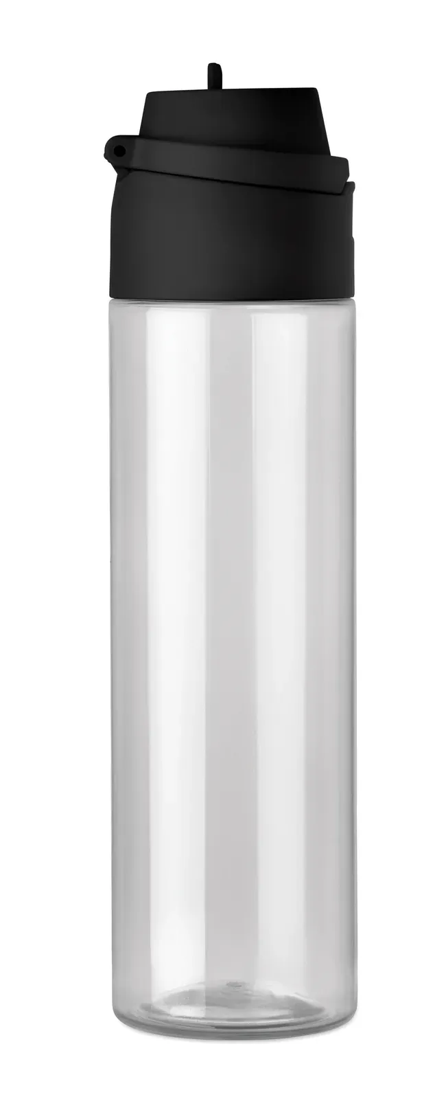 Toien Klar – RPET Bottle with 2 in 1 Straw and Sip Lid and Handle — Black
