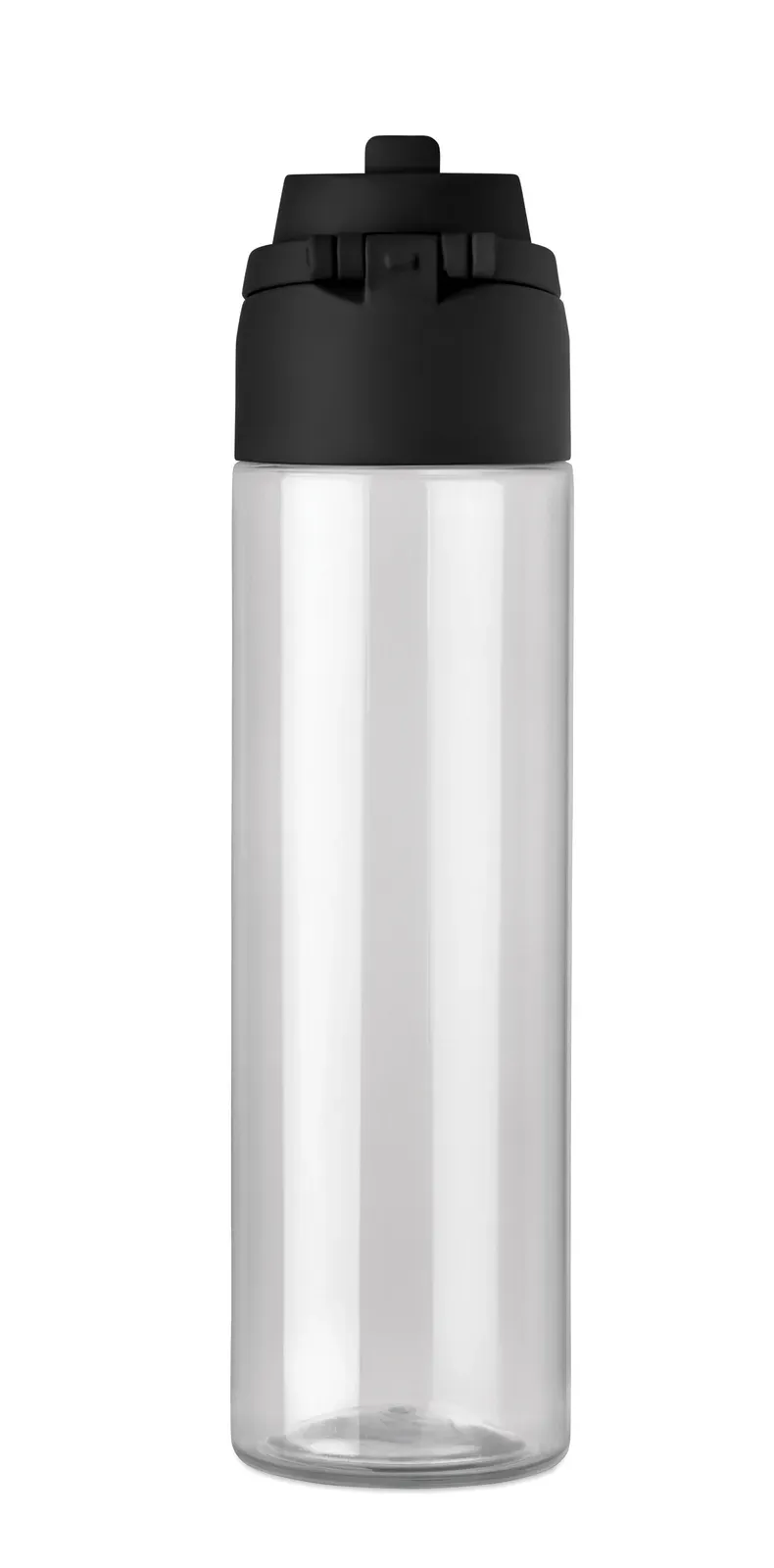 Toien Klar – RPET Bottle with 2 in 1 Straw and Sip Lid and Handle — Black