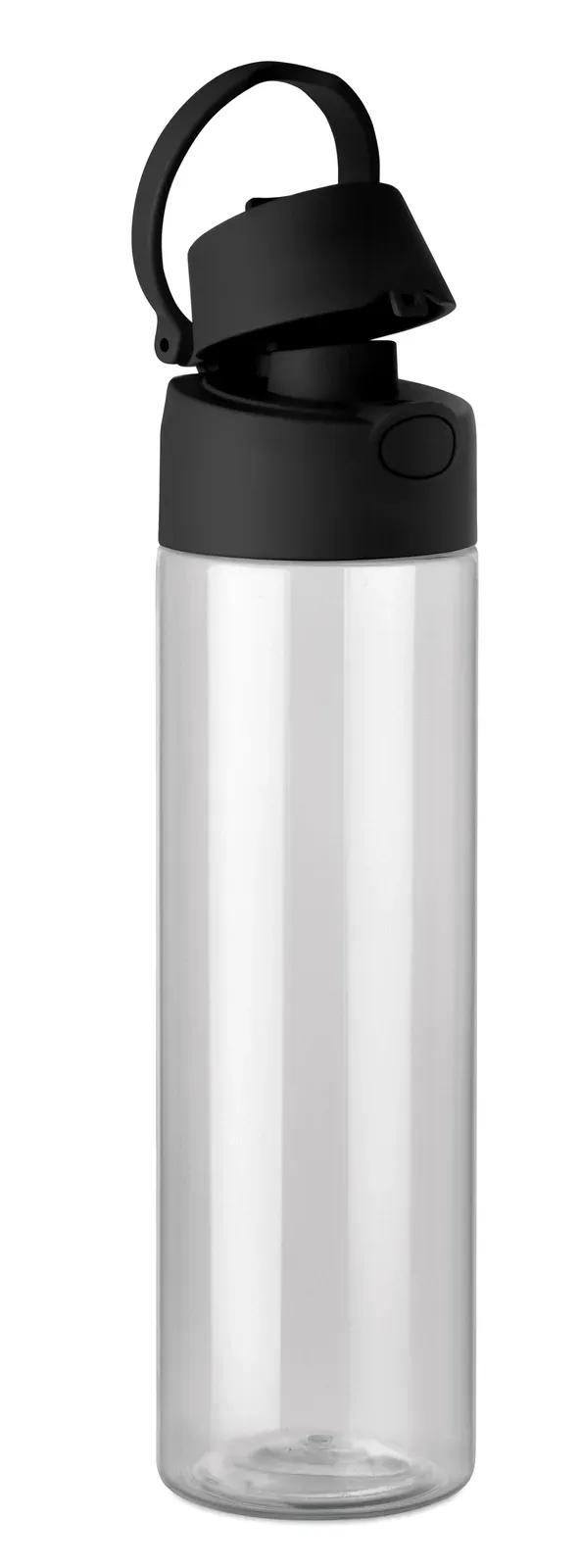 Toien Klar – RPET Bottle with 2 in 1 Straw and Sip Lid and Handle — Black