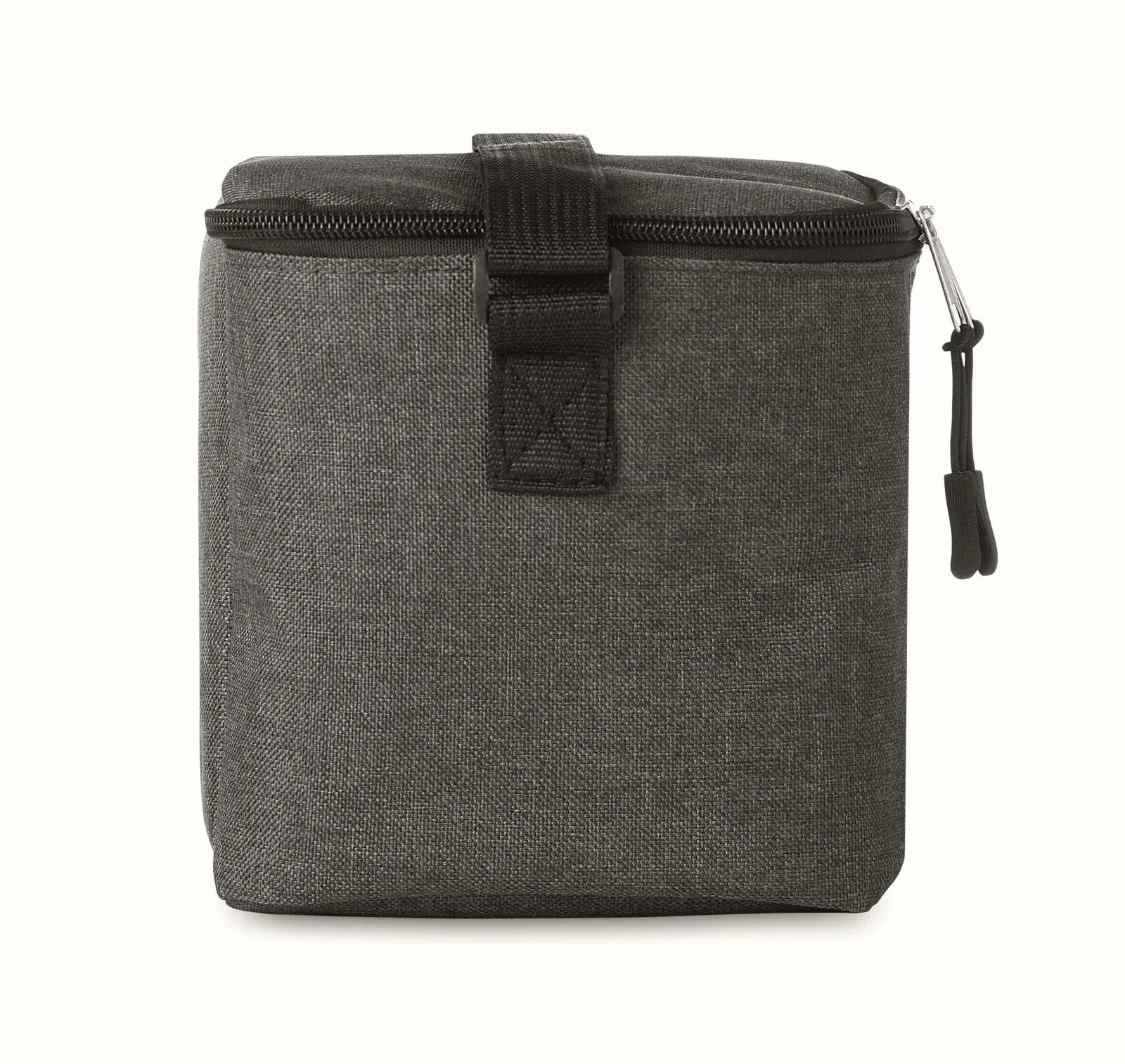 RPET Cooler Bag Cuba with 600d RPET 25X15.5X14.5 cm MO6150 Cooler Bag — Black