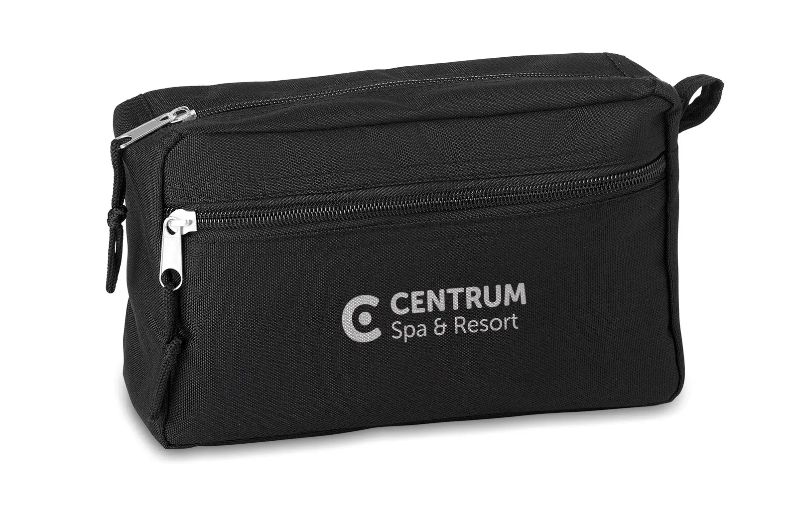 Better & Smart RPET Cosmetic Bag Double Zip — Black