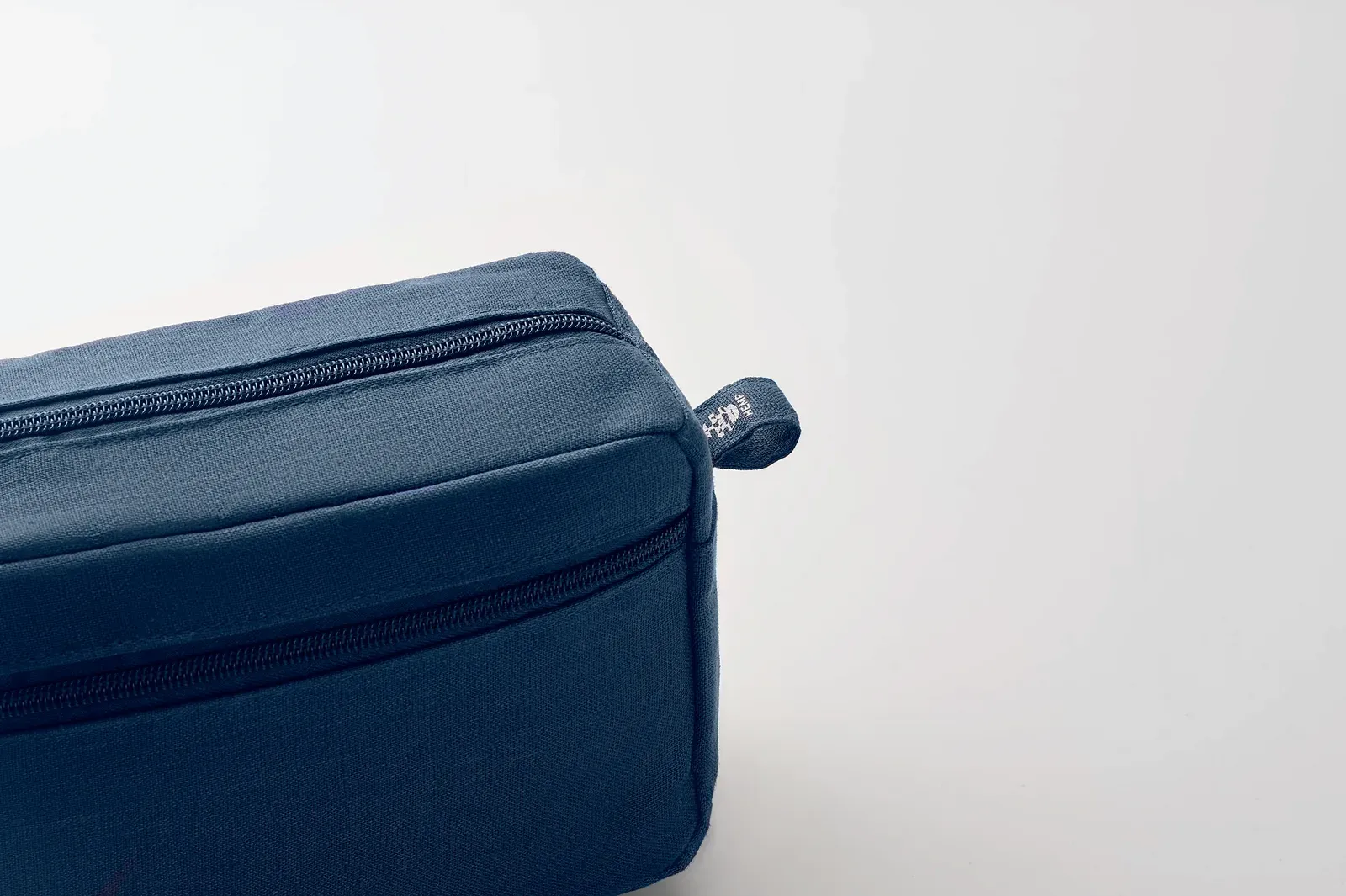 Naima Organic Canvas Cosmetic Bag 220GSM — Blue