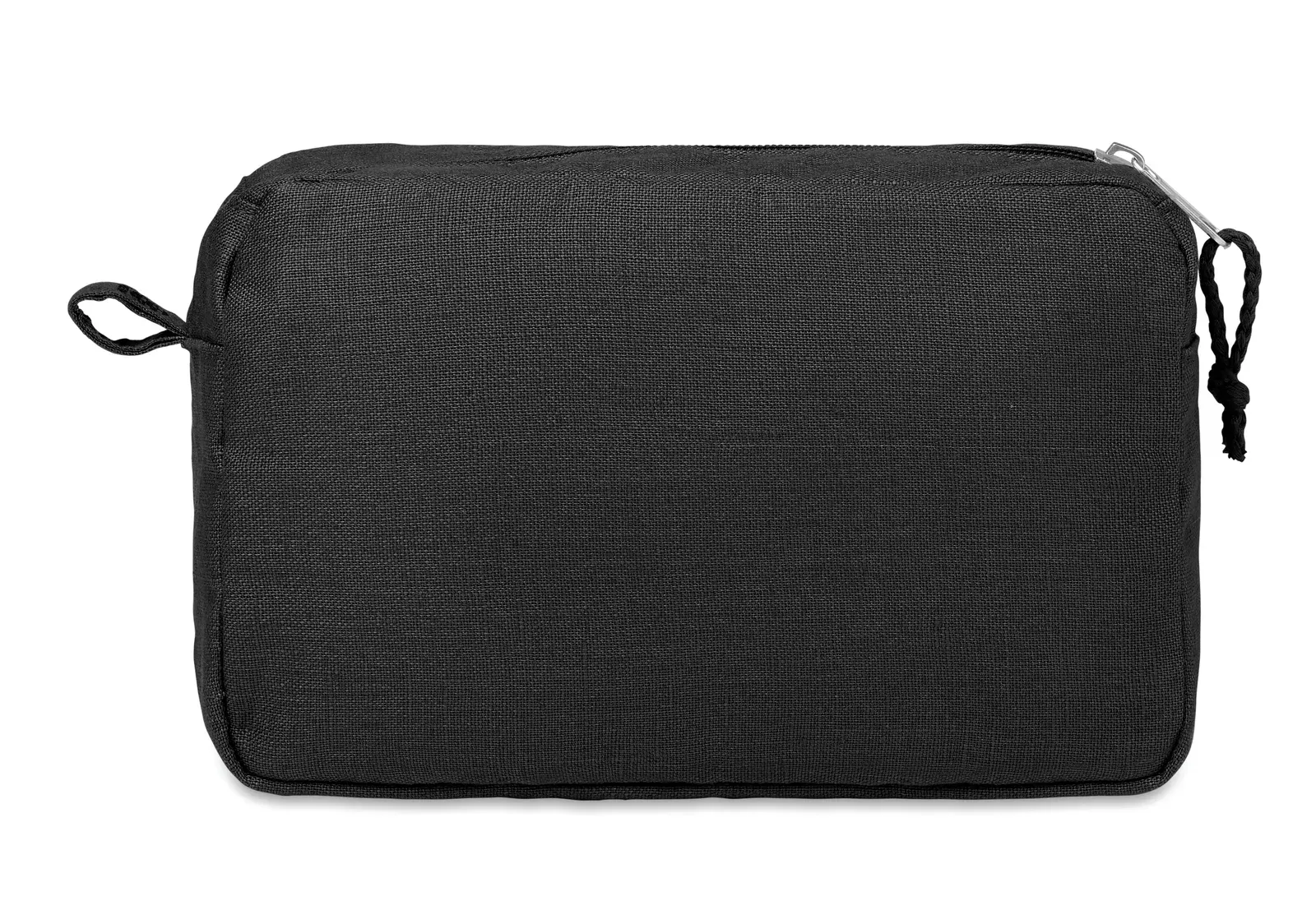 Naima Organic Canvas Cosmetic Bag 220GSM — Black