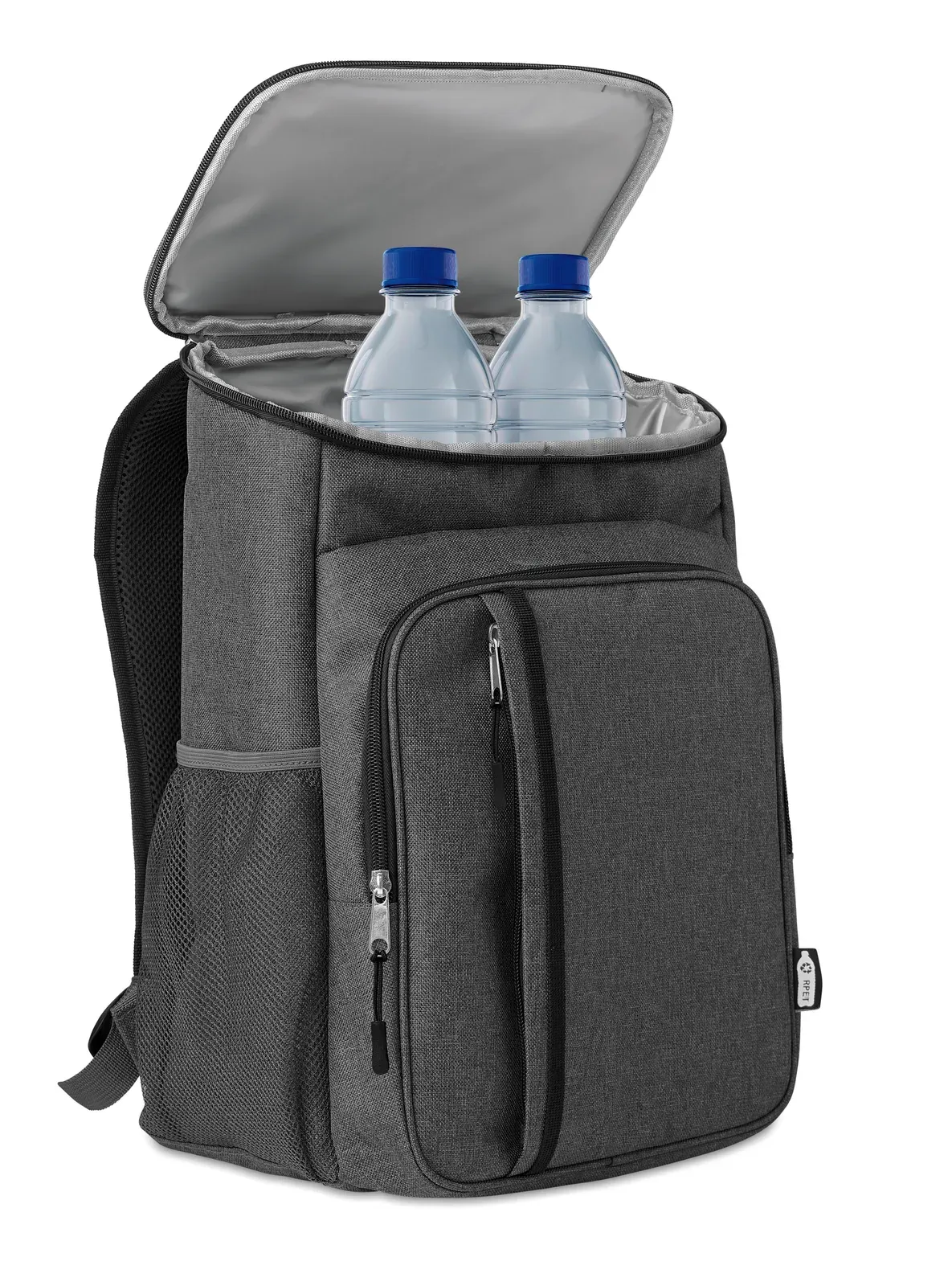 Montecool RPET Picnic Cooler Backpack, 2-Person — Black