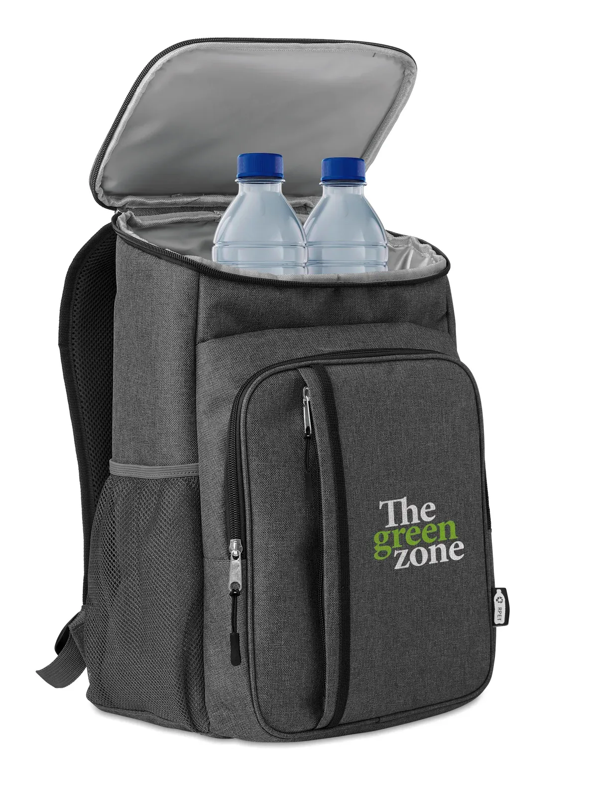 Montecool RPET Picnic Cooler Backpack, 2-Person — Black