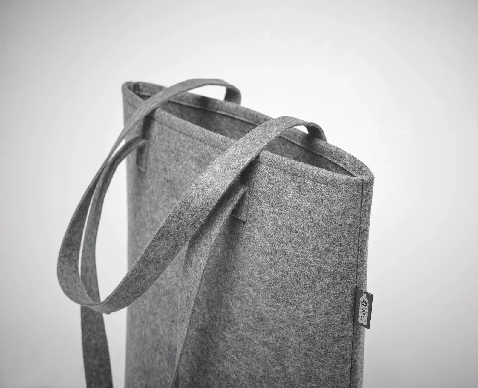 RPET Shopping Bag Taslo with Long Handles 40X15X42 cm MO6185 — Grey