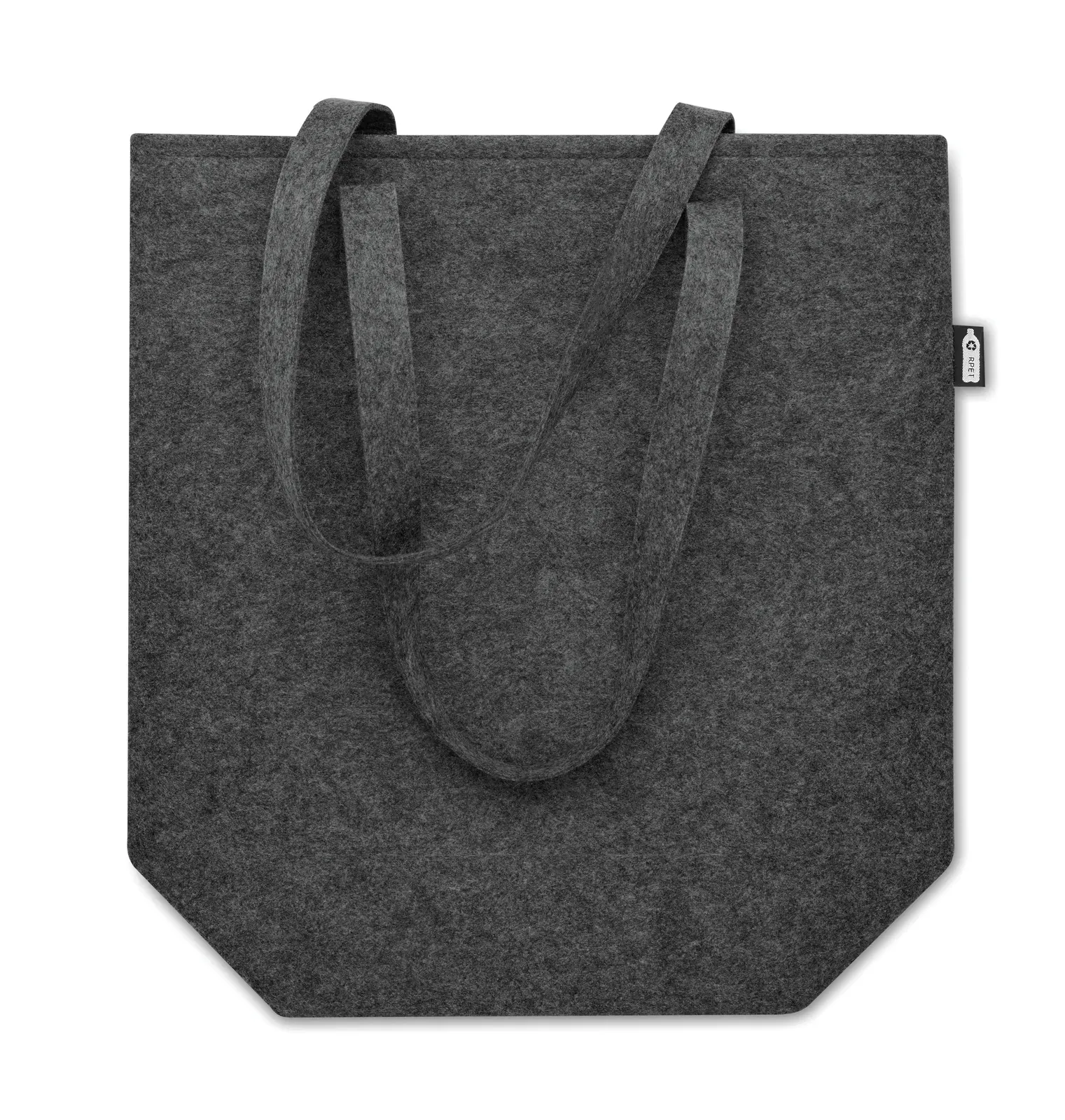 RPET Shopping Bag Taslo with Long Handles 40X15X42 cm MO6185 — Stone Grey