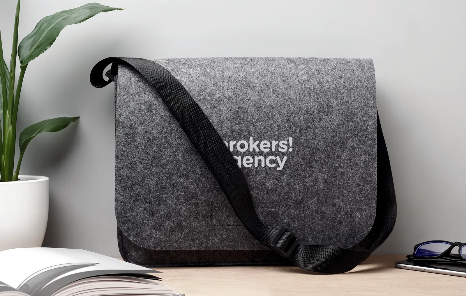 RPET Bag Baglo with 15 Inch Fit 40.5X7X28 cm MO6186 Bag Bulk Orders — Grey
