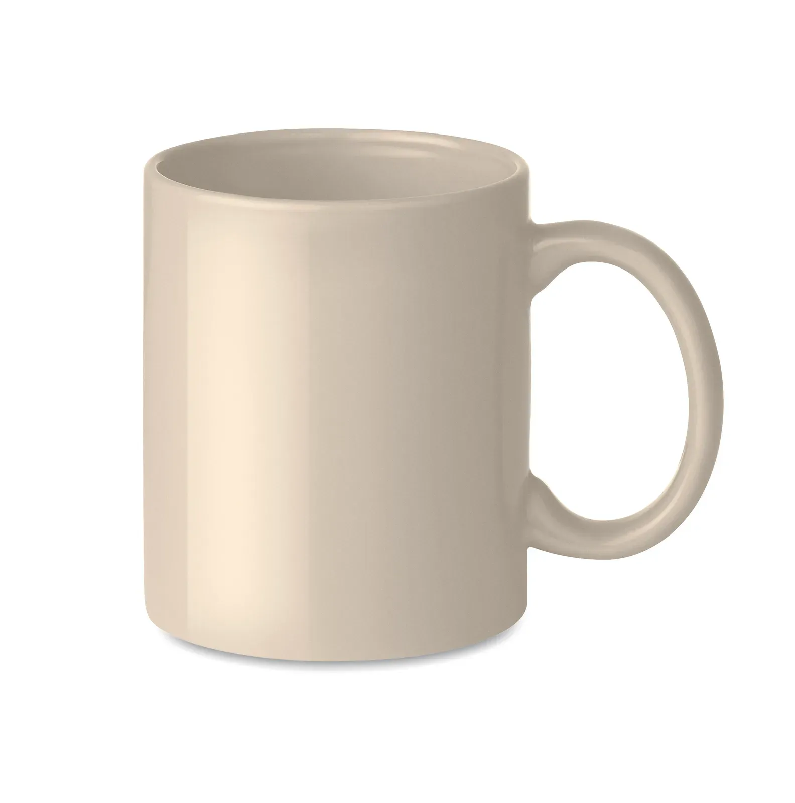 Dublin Tone – Classic Ceramic Coloured Mug in Box — Beige
