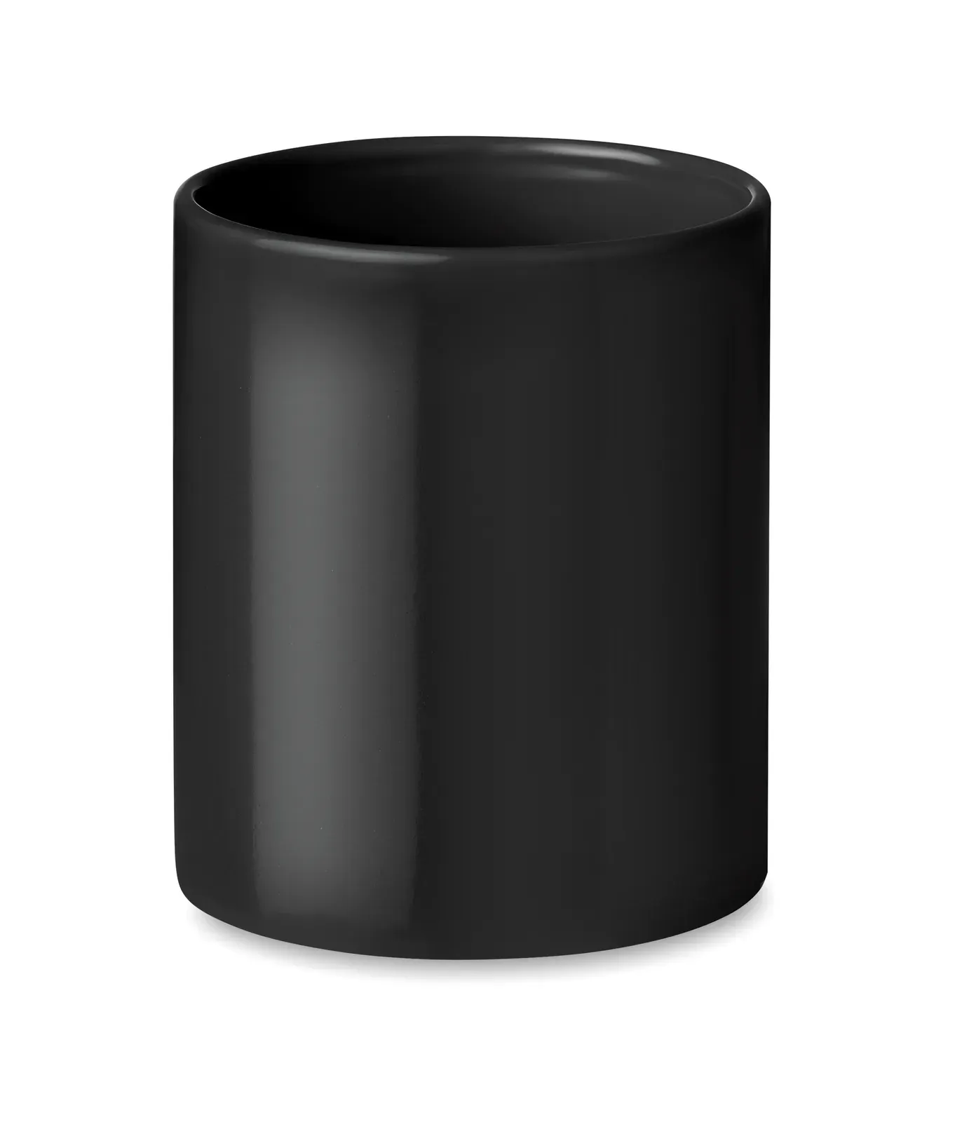 Dublin Tone – Classic Ceramic Coloured Mug in Box — Black