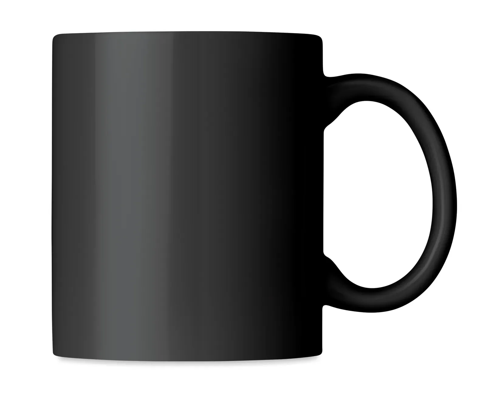 Dublin Tone – Classic Ceramic Coloured Mug in Box — Black