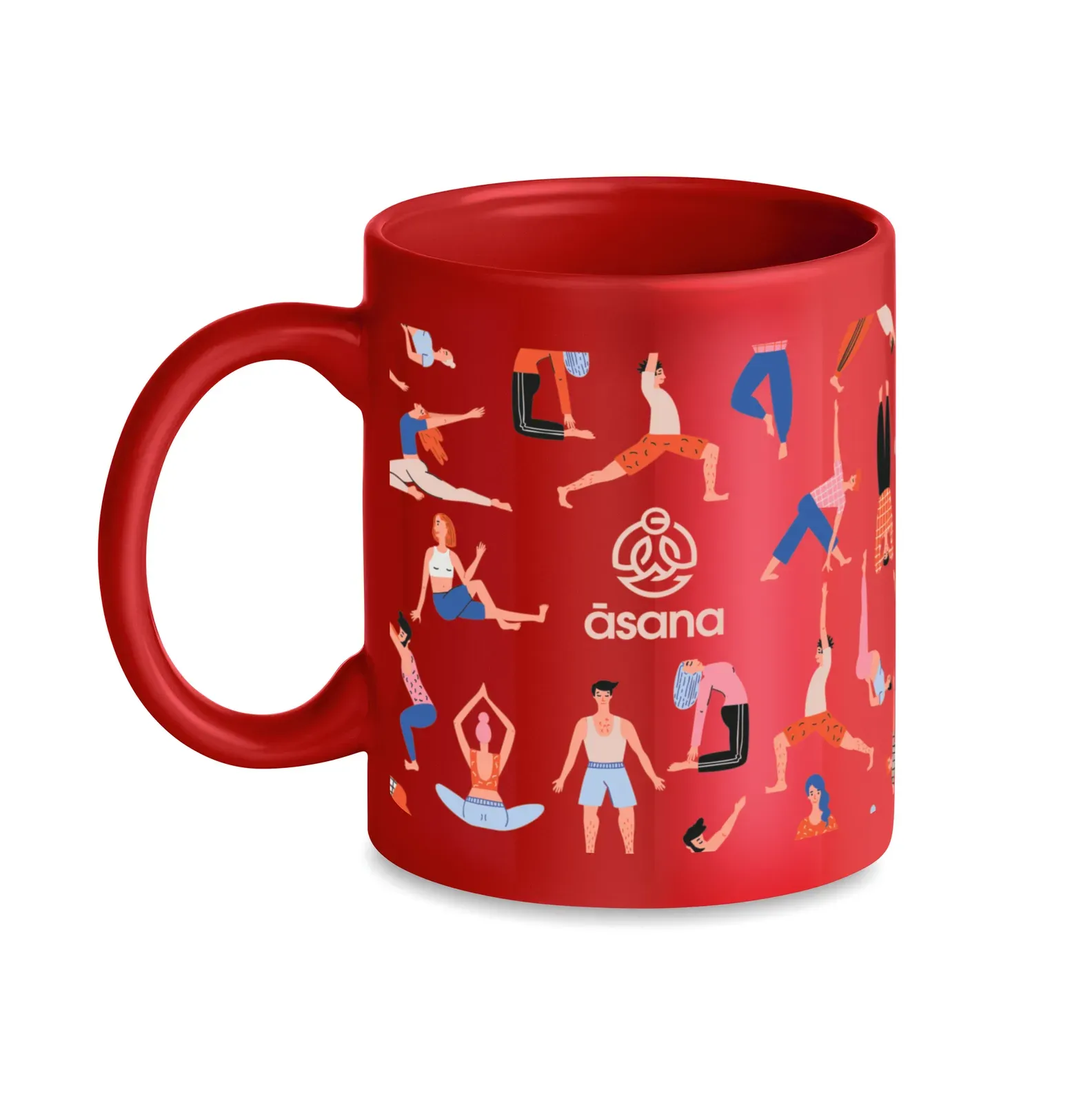 Dublin Tone – Classic Ceramic Coloured Mug in Box — Red