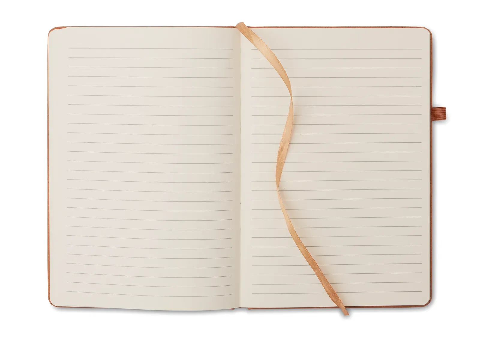 Baobab A5 Recycled Leather Notebook – 160-Page Refill with Elastic Strap & Pen Holder — Brown