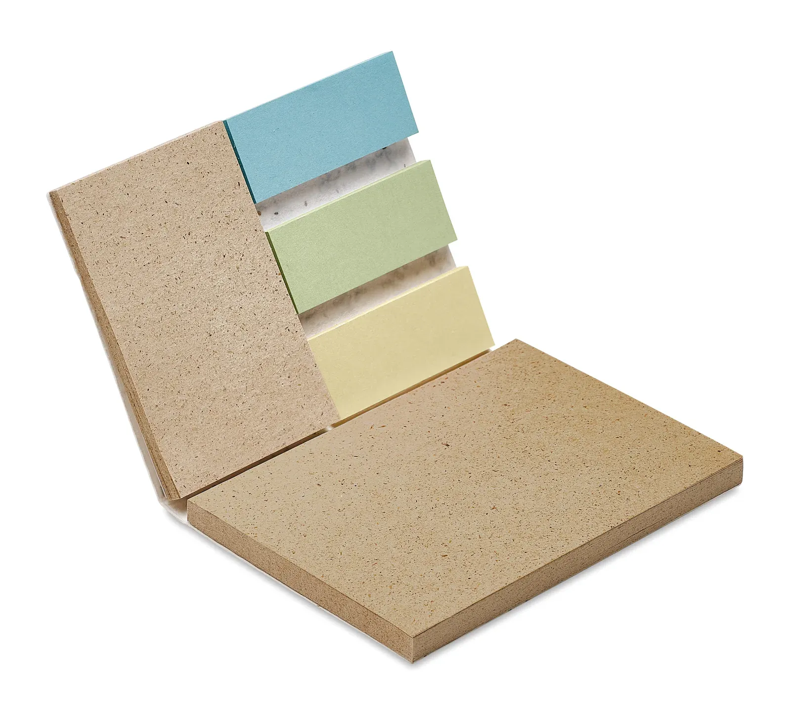 Grow Me XL Plantable Memo Set – 25 Grass Paper Sheets & 3-Colour Markers — White