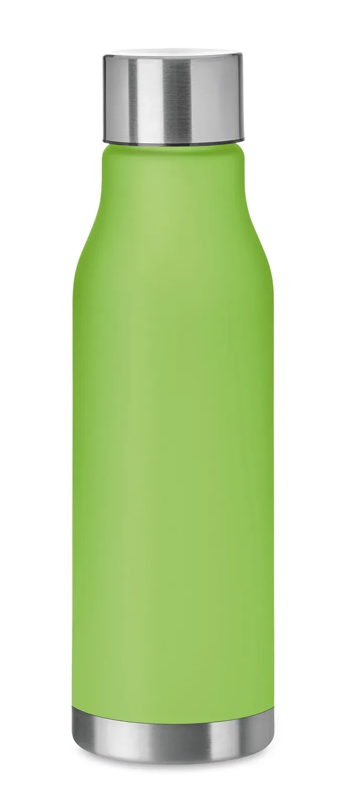 Glacier RPET – Drinking Bottle in RPET which is BPA Free and Stainless Steel Cap with Lid Handle