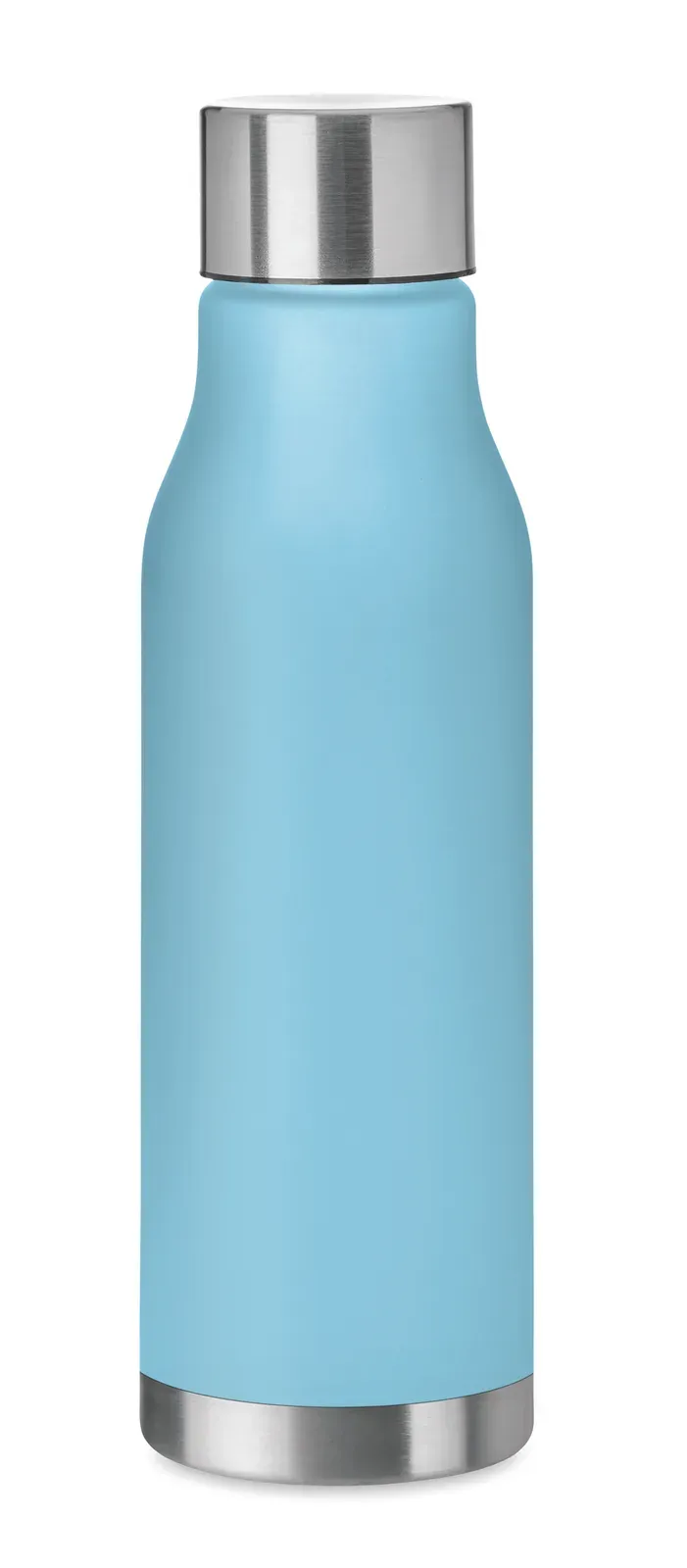Glacier RPET – Drinking Bottle in RPET which is BPA Free and Stainless Steel Cap with Lid Handle