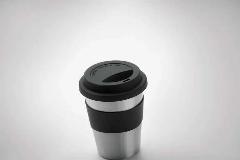 Irmug – Stainless Steel Single Wall Tumbler with Silicone Lid and Grip