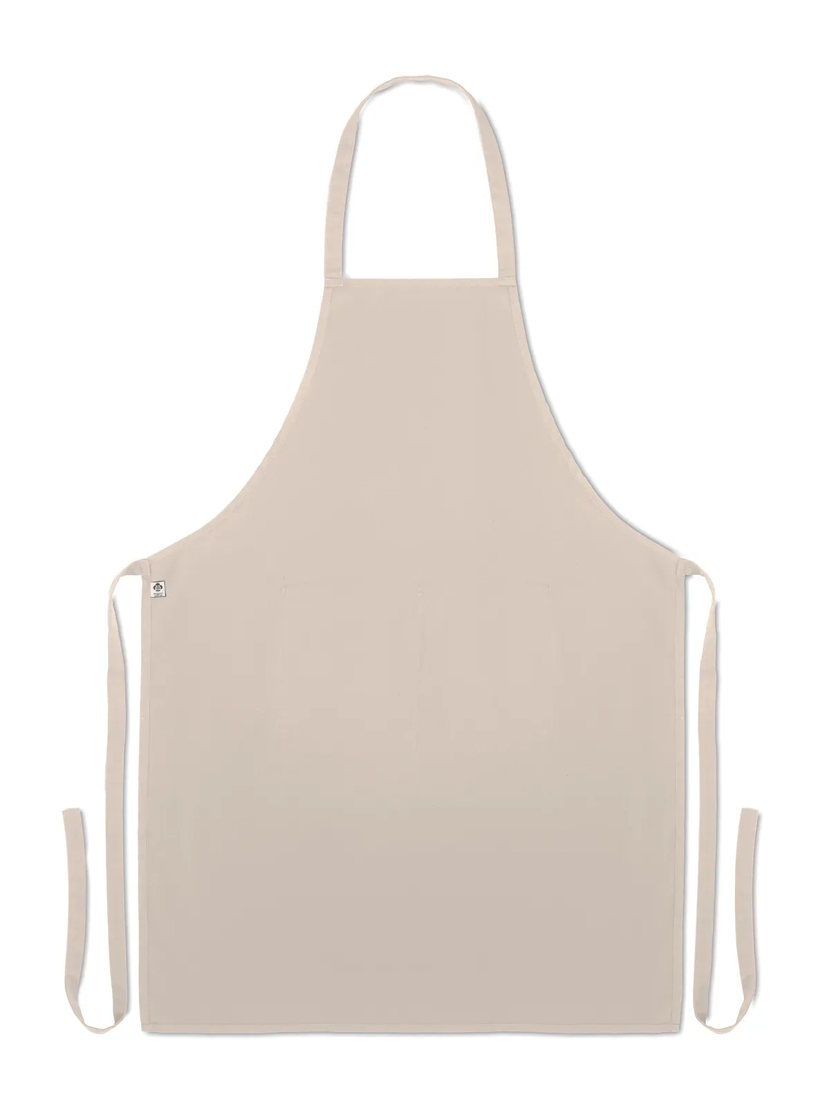 Raipur – Adjustable Kitchen Apron with 2 Front Pockets in Organic Cotton/canvas — Beige