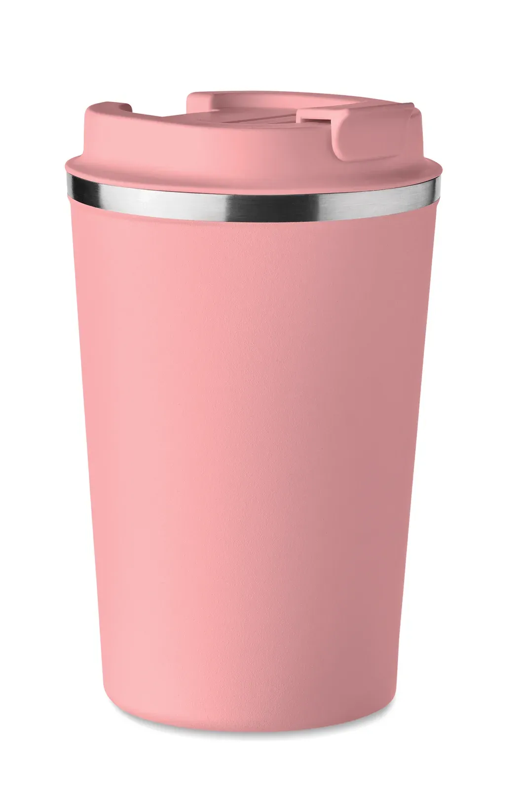 Brace – Double Wall Stainless Steel Tumbler with PP Lid — Baby Pink