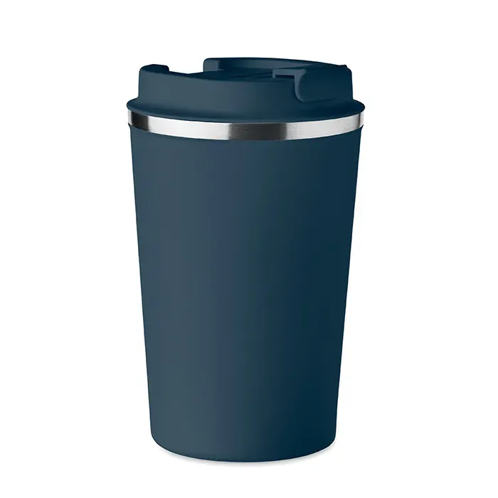 Brace – Double Wall Stainless Steel Tumbler with PP Lid — French Navy