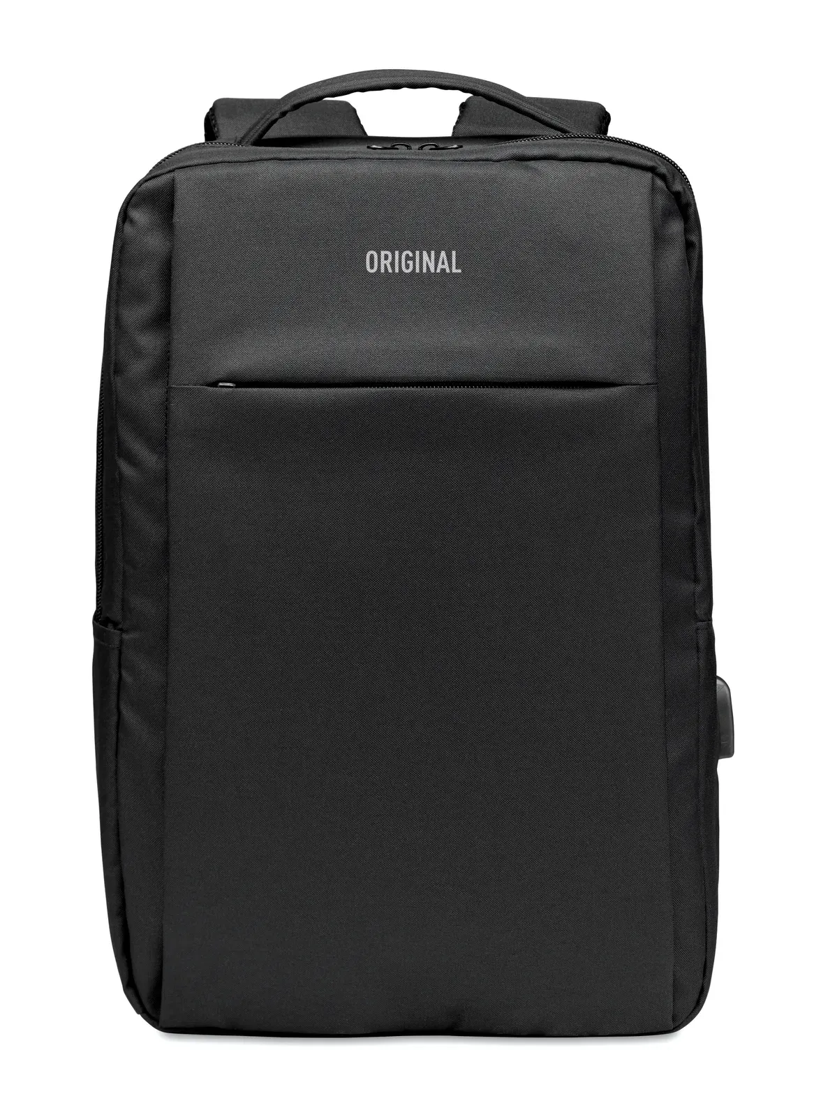 RPET Laptop Backpack Seoul with 16 Inch Fit 29X12X41 cm MO6328 — Black