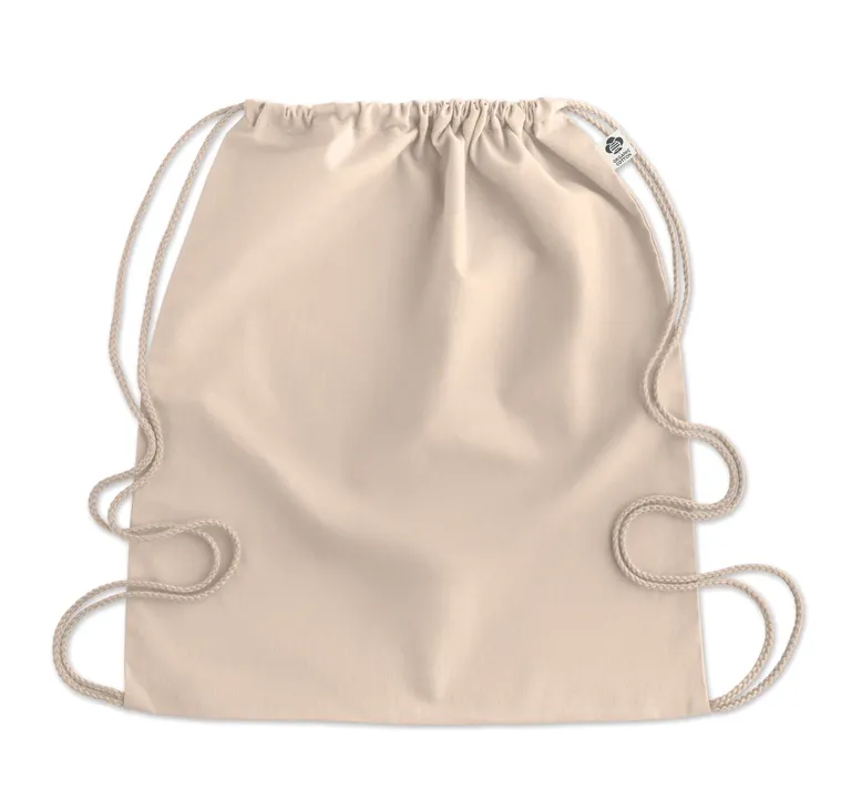 Organic Cotton Drawstring Bag Yuki with 140 Gr/M² 37X41 cm MO6354