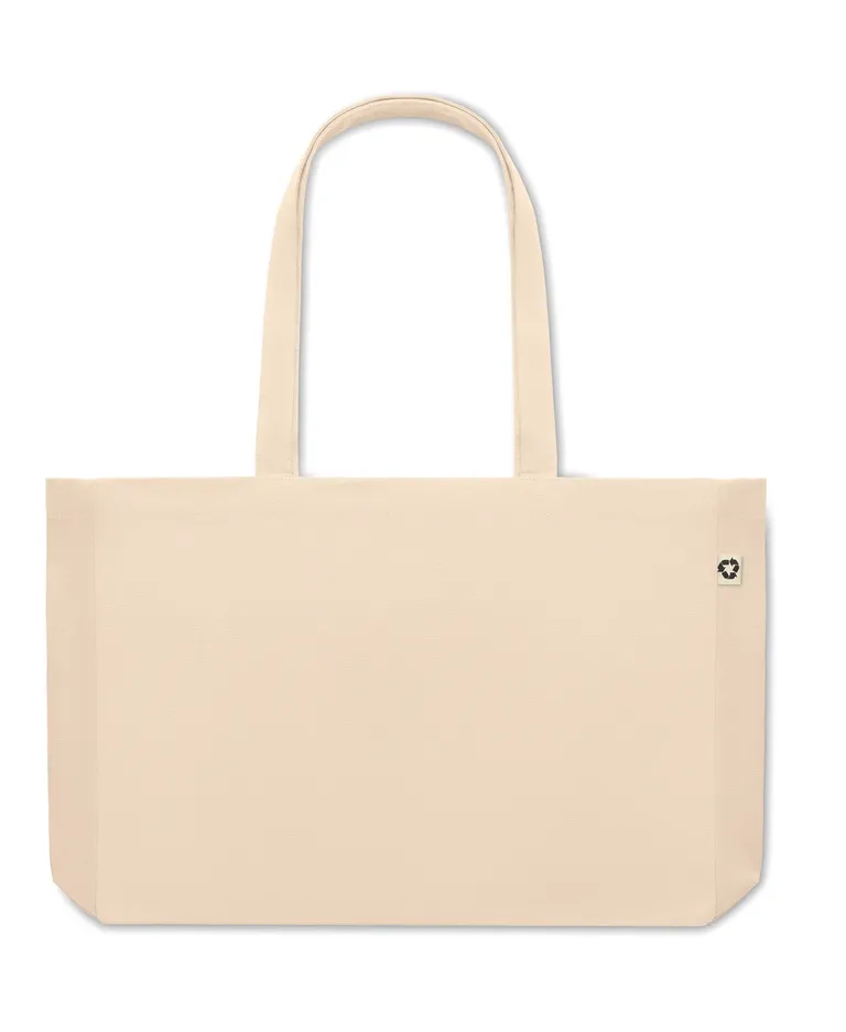 Recycled Cotton Shopping Bag Respect with Long Handles 49X9X37 cm