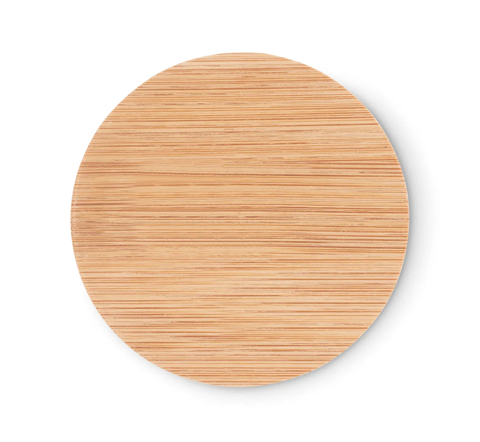 Malay FSC Bamboo Magnifying Makeup Mirror Cotton Pouch 12x8cm — Wood