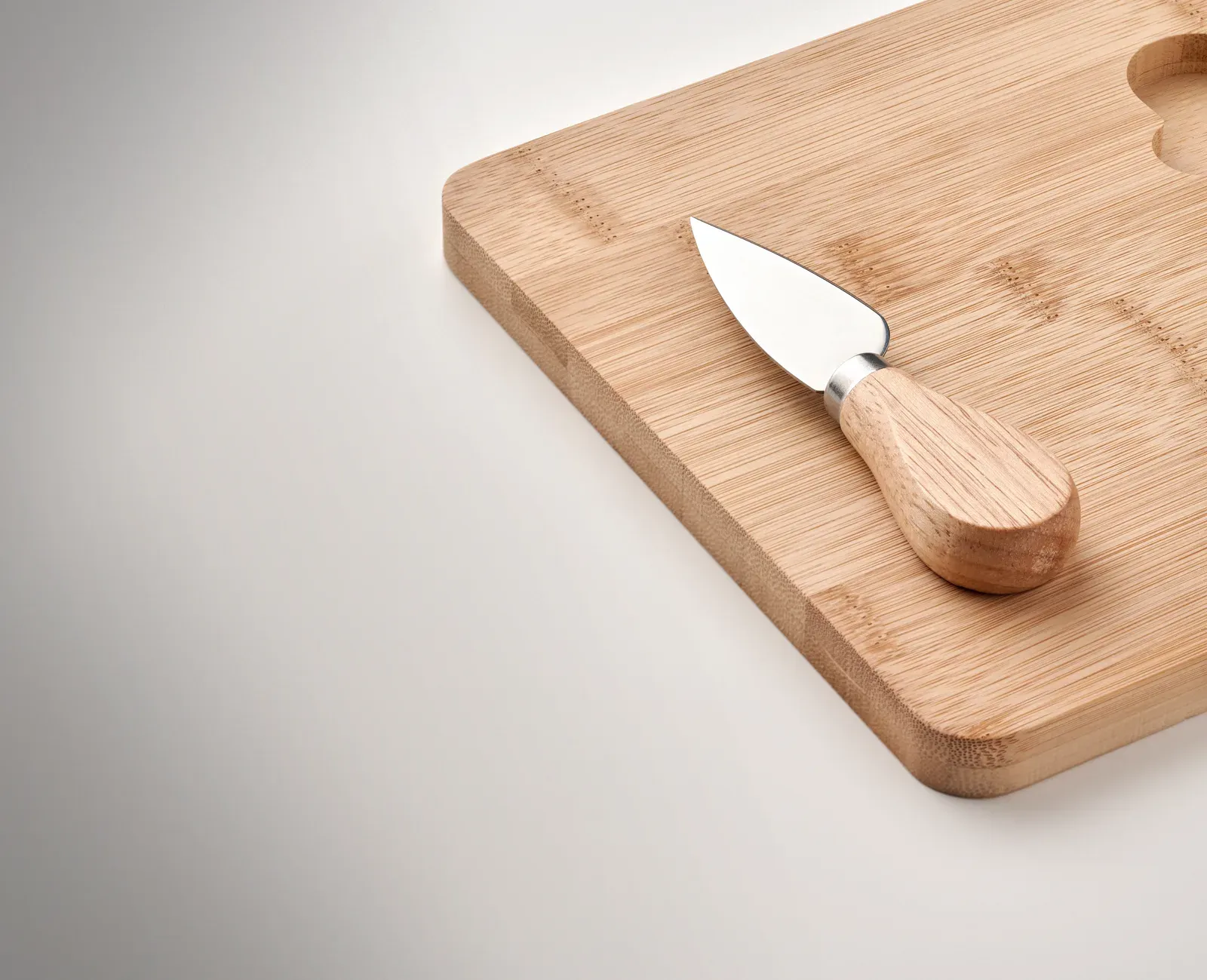 Darfield – Bamboo Cheese Set Serving Board with Serving Knife — Wood