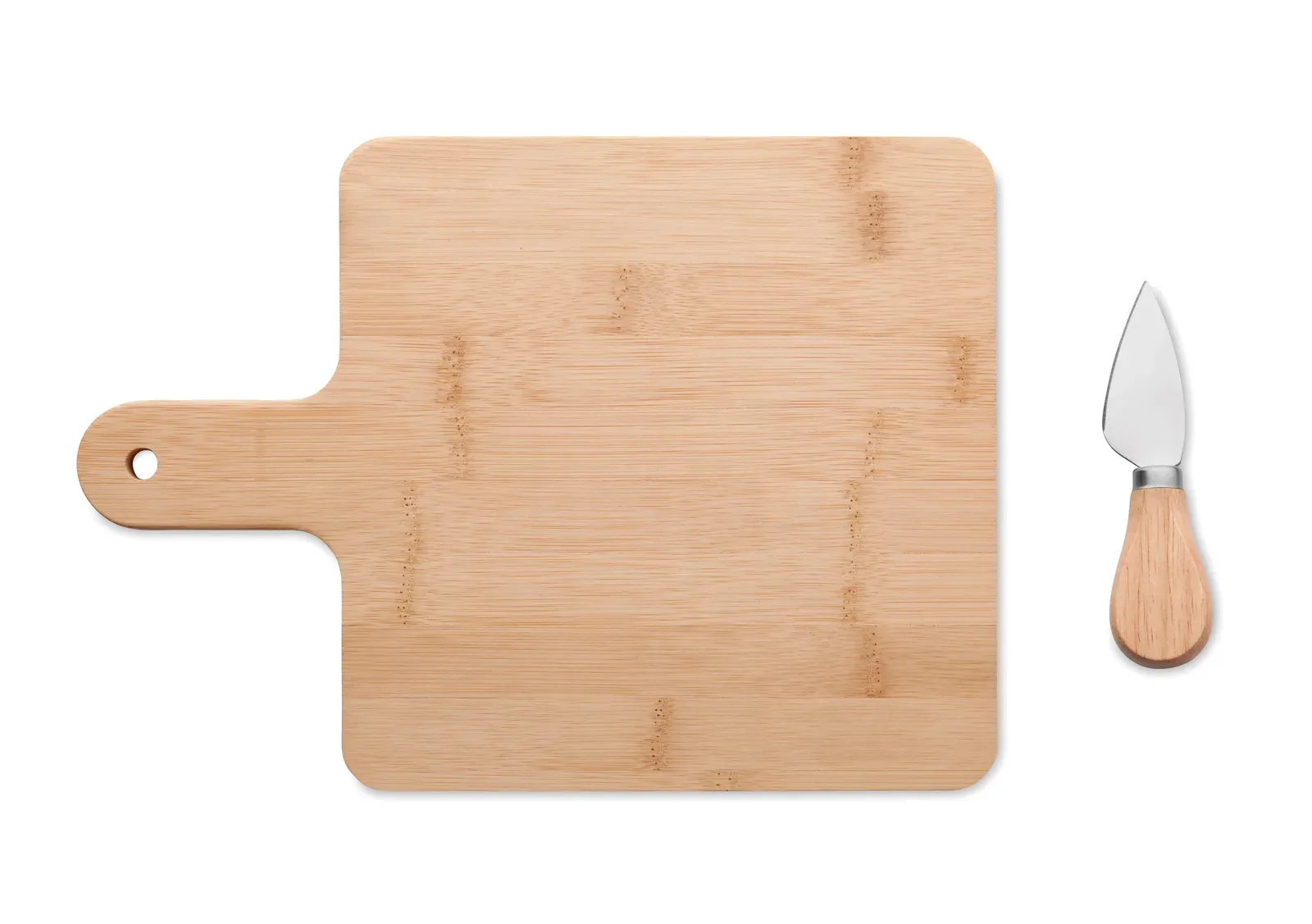 Darfield – Bamboo Cheese Set Serving Board with Serving Knife — Wood