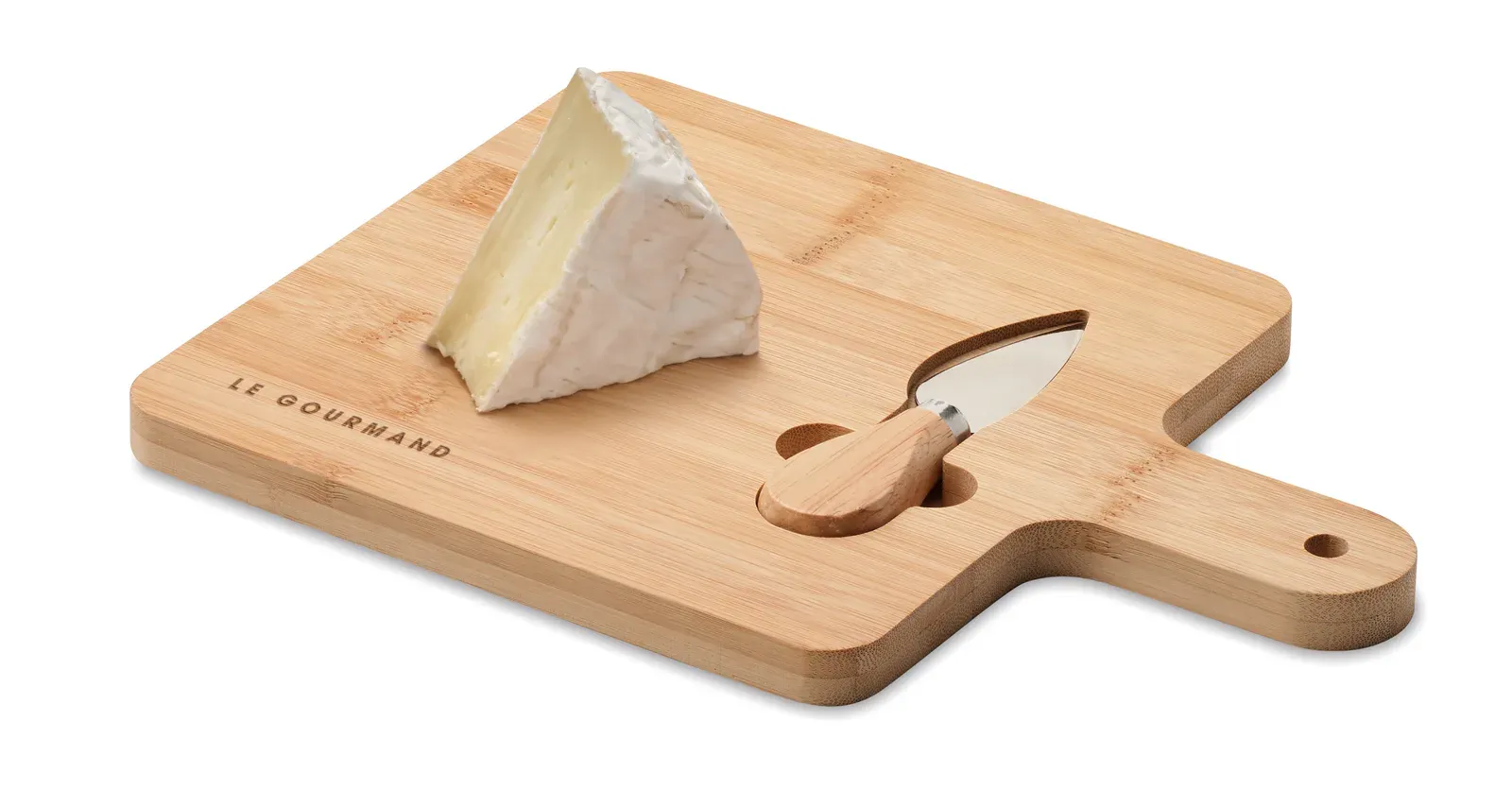 Darfield – Bamboo Cheese Set Serving Board with Serving Knife — Wood
