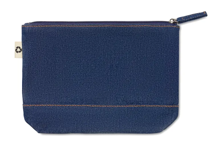 Style Pouch Recycled Denim Cotton Bag 250GSM