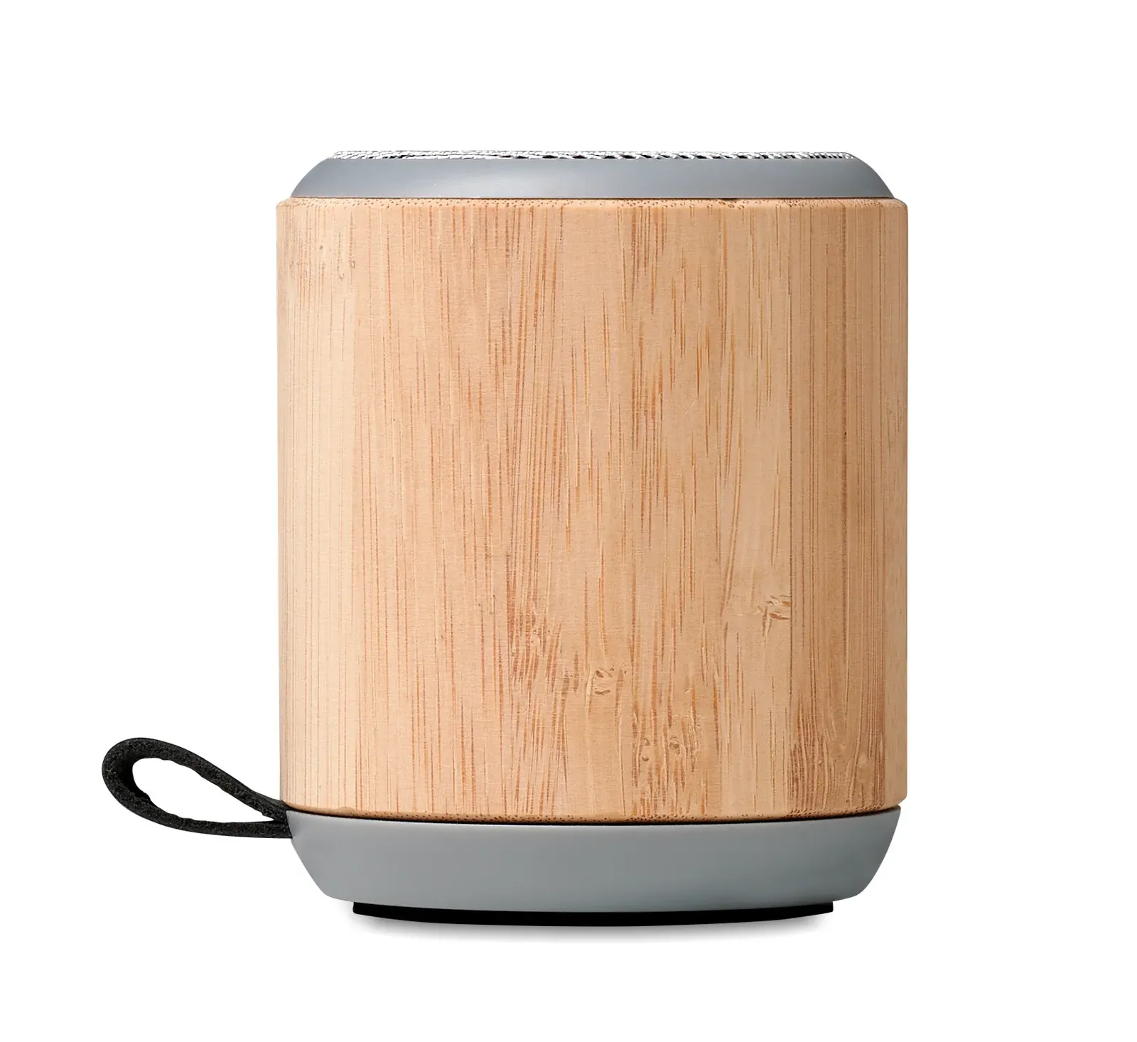 Rugli 5.3 Wireless Speaker – Bamboo Cover with PU Strap — Wood