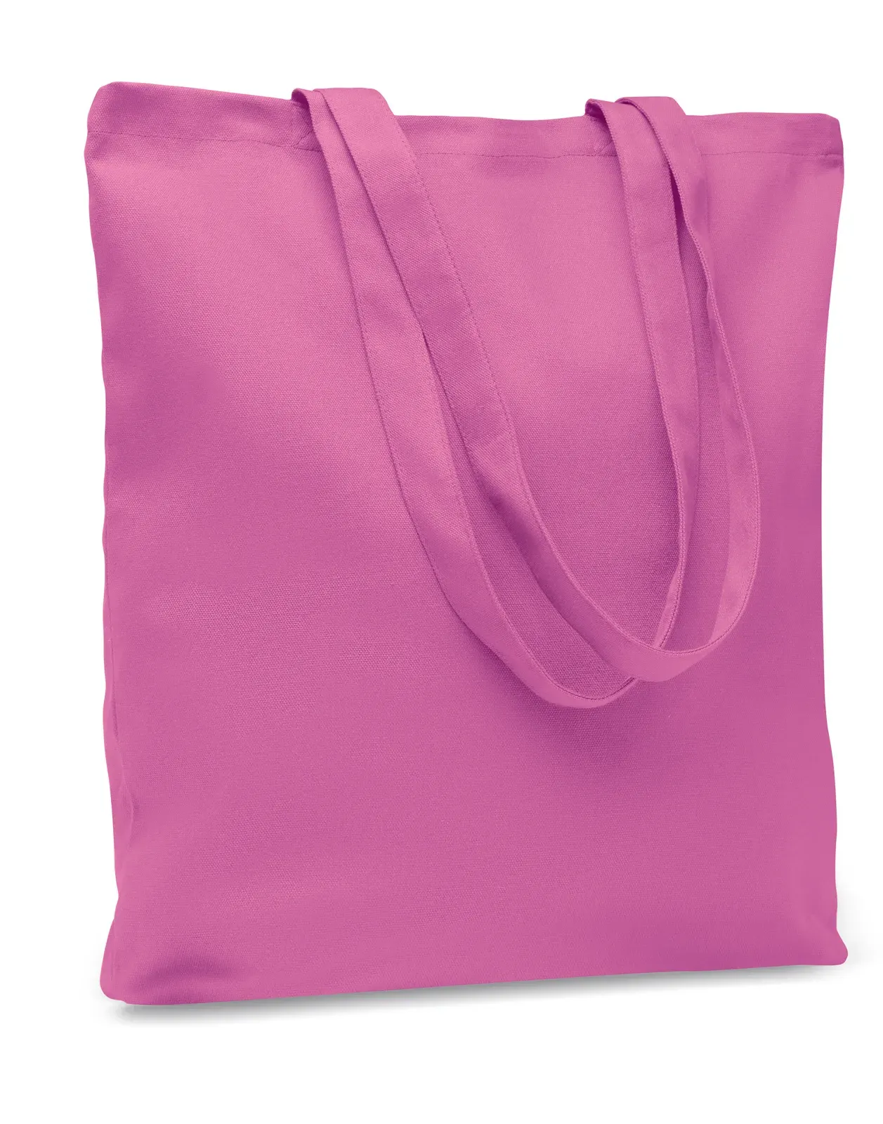 Canvas Shopping Bag Rassa Coloured with Long Handles 38X9X42 cm — Violet
