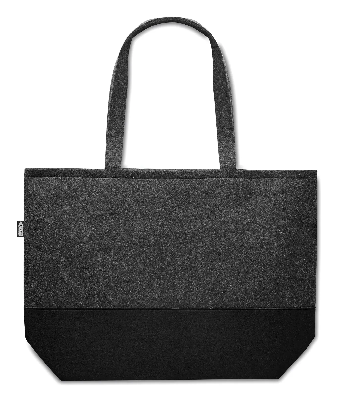 RPET Shopping Bag Duo Indico with Long Handles 55X15X39 cm MO6455 — Stone Grey