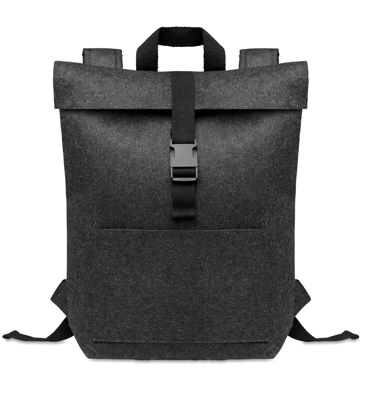 RPET Backpack Indico Pack with Zippered Pocket 39X11X51 cm MO6456 — Stone Grey