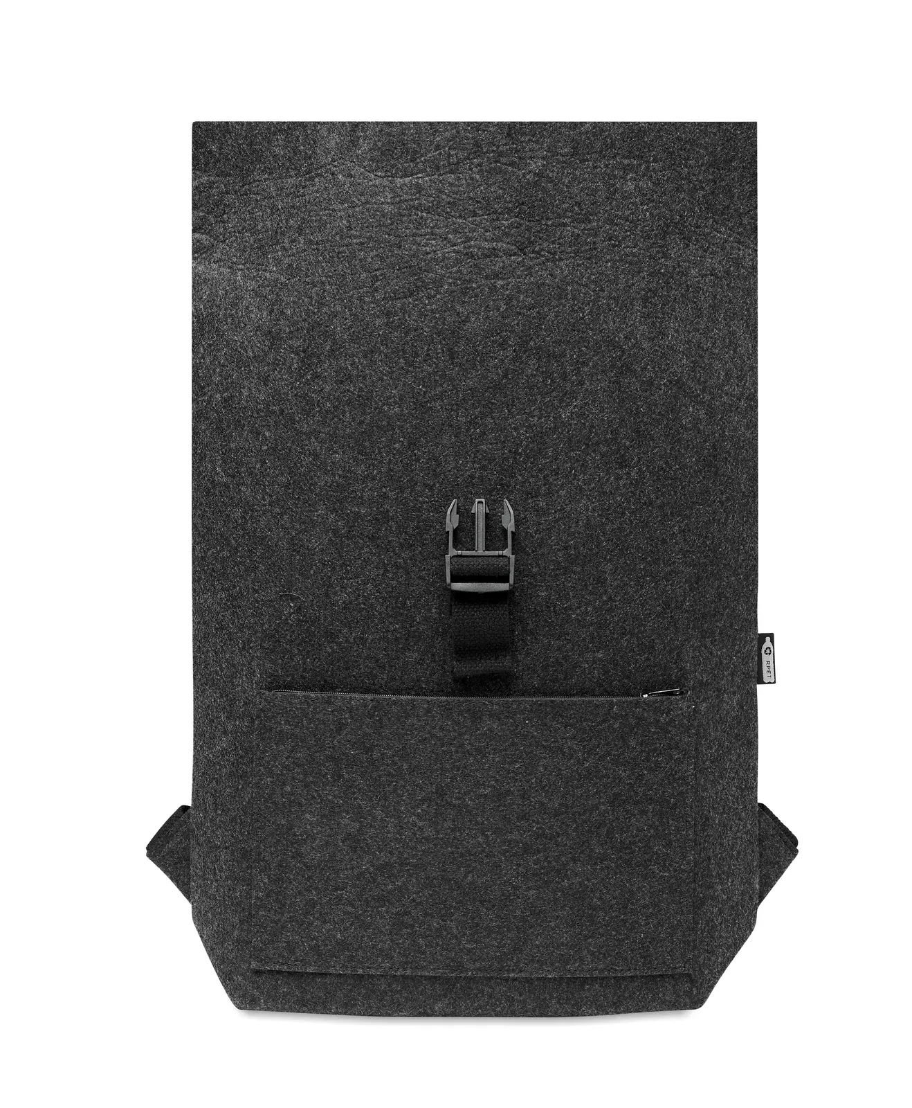 RPET Backpack Indico Pack with Zippered Pocket 39X11X51 cm MO6456 — Stone Grey