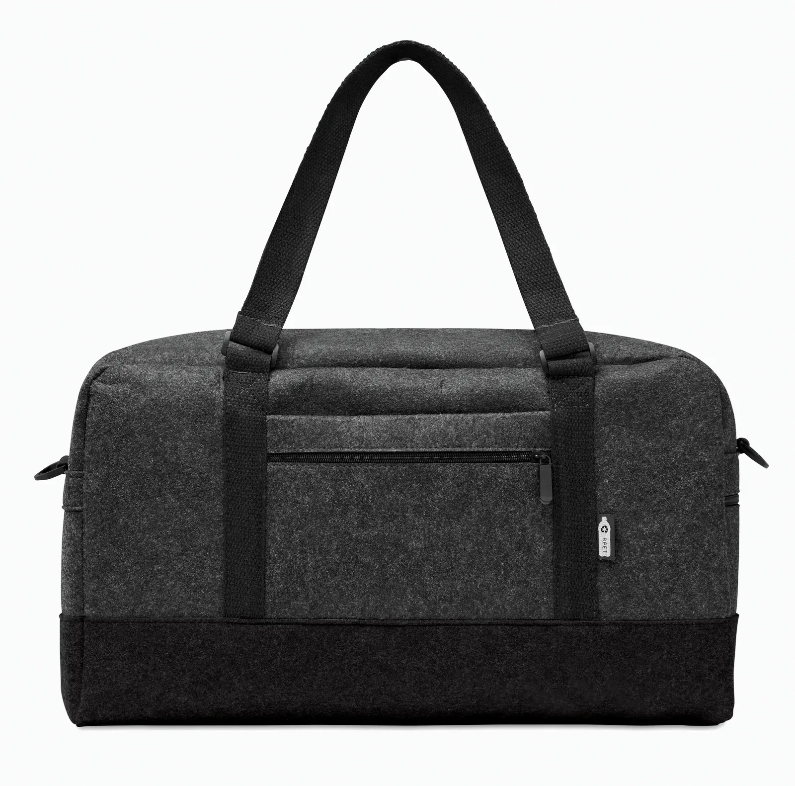 RPET Bag Indico Bag with Zippered Pocket 50X24X28 cm MO6457 Bag — Stone Grey