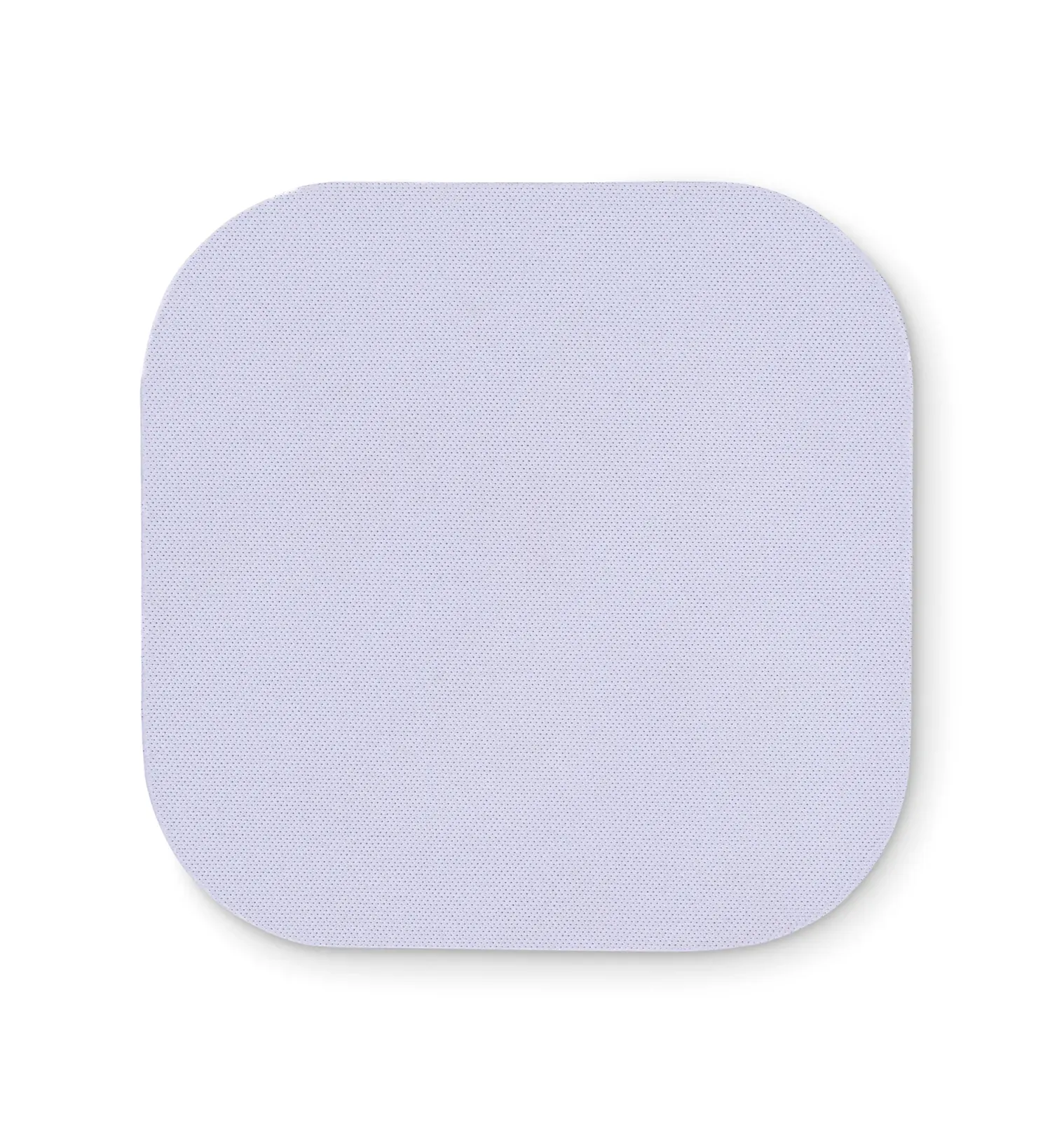 Lienzo – Sublimation Coaster in Polyester with Black Rubber Base — White