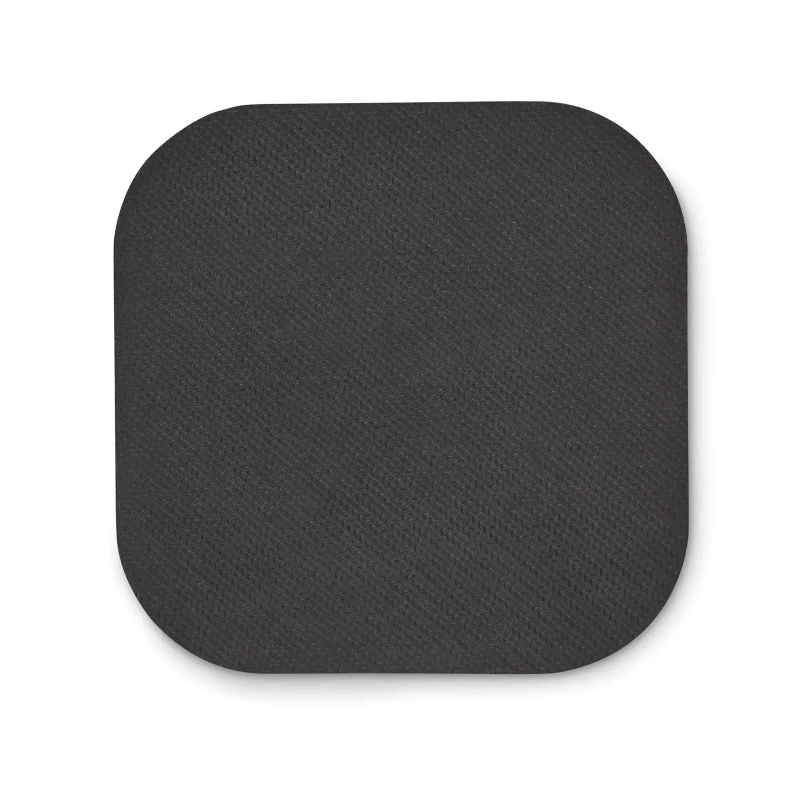 Lienzo – Sublimation Coaster in Polyester with Black Rubber Base — White