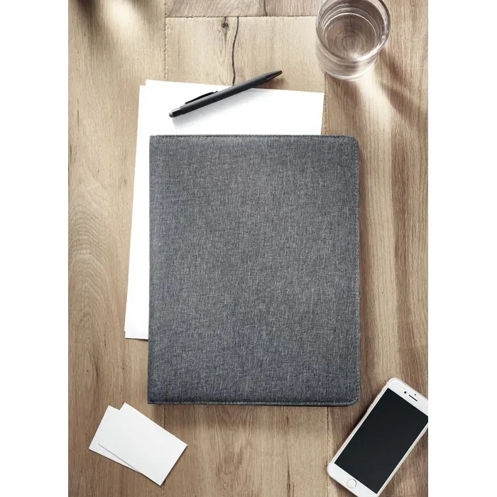 Casove A4 RPET Conference Folder – Bamboo Paper Notepad & Dual Card Holders