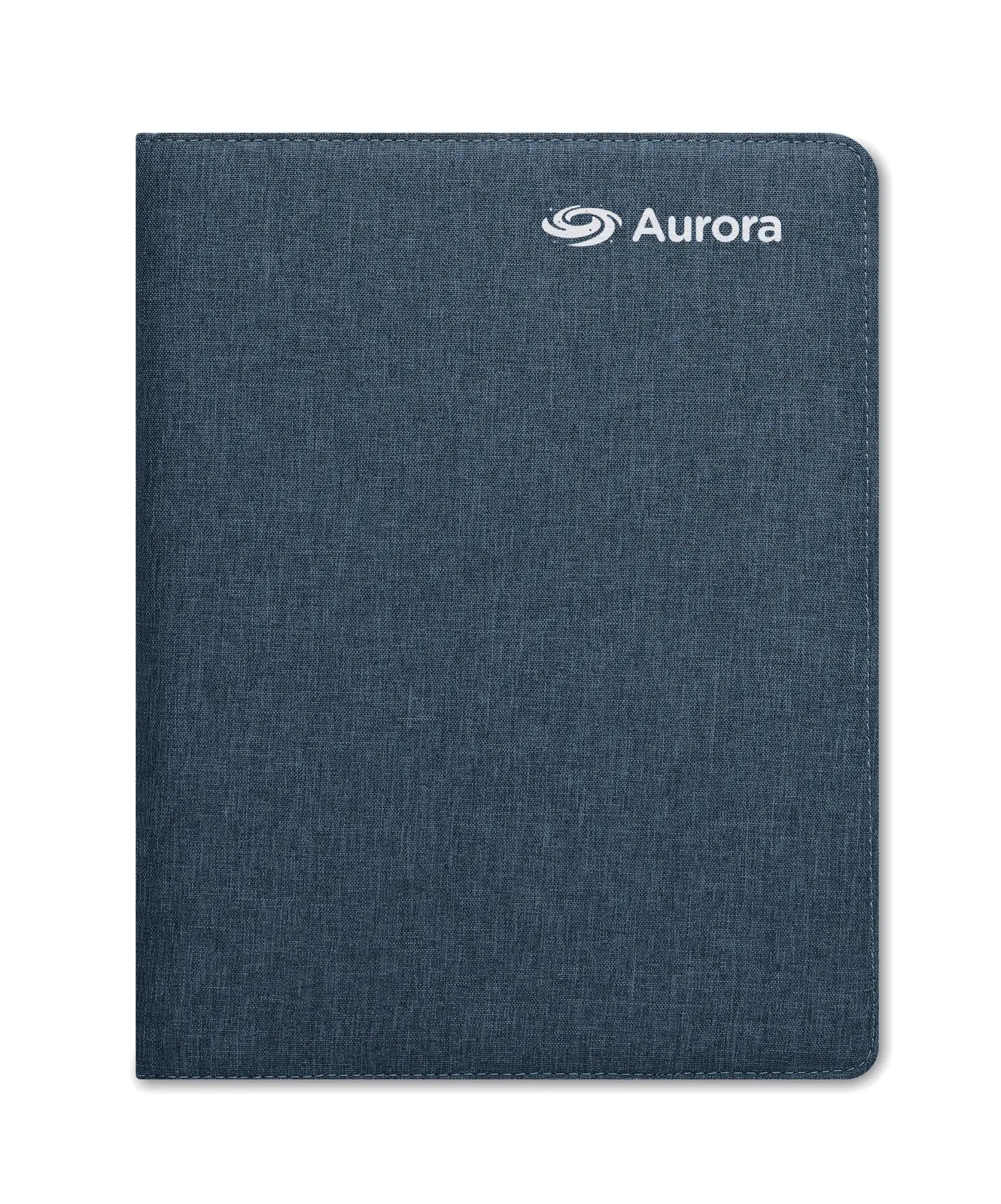 Casove A4 RPET Conference Folder – Bamboo Paper Notepad & Dual Card Holders — Blue