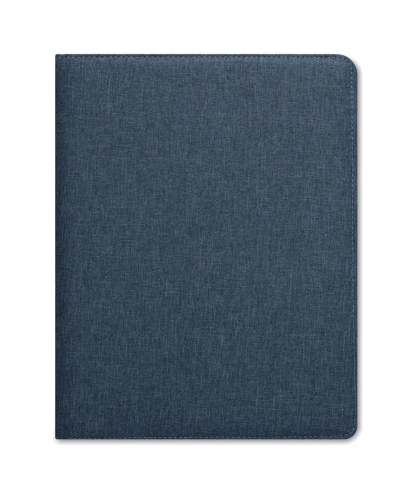 Casove A4 RPET Conference Folder – Bamboo Paper Notepad & Dual Card Holders — Blue