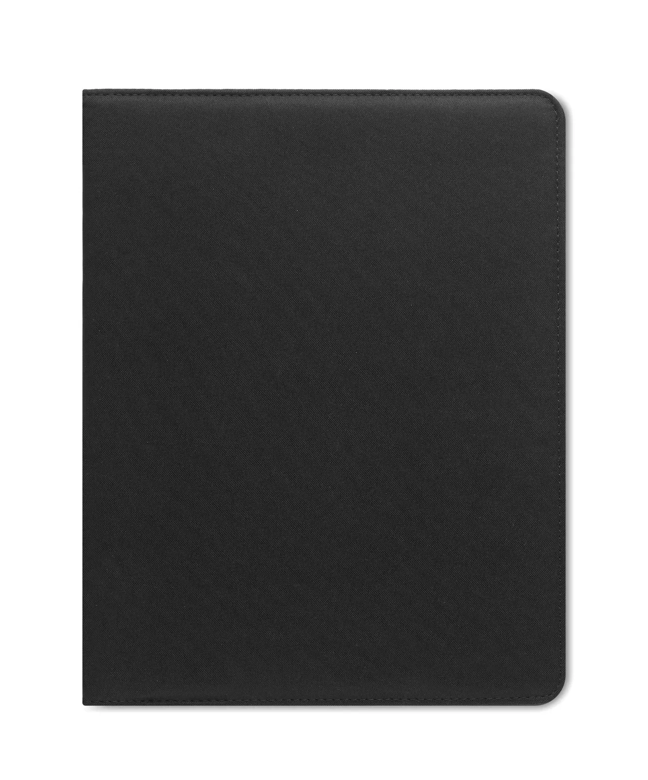 Casove A4 RPET Conference Folder – Bamboo Paper Notepad & Dual Card Holders — Black