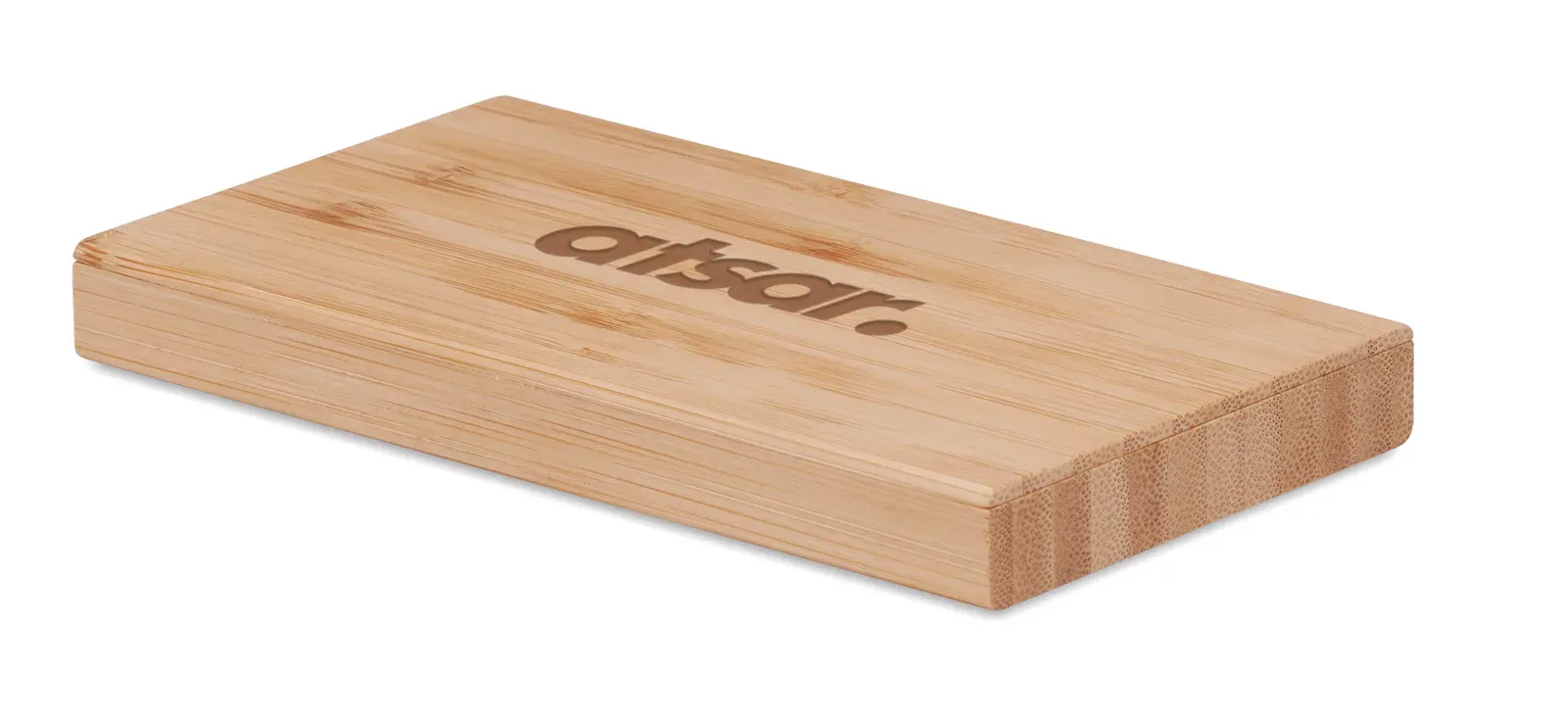 Arena Solar 4000mAh Power Bank – Bamboo Casing with Solar Panel — Wood