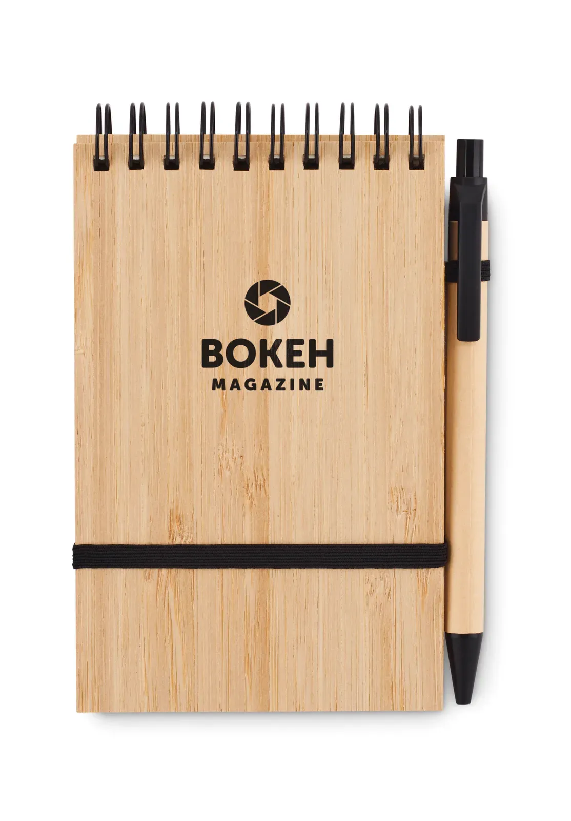 Sonorabam A6 Bamboo Notepad & Pen Set — Black