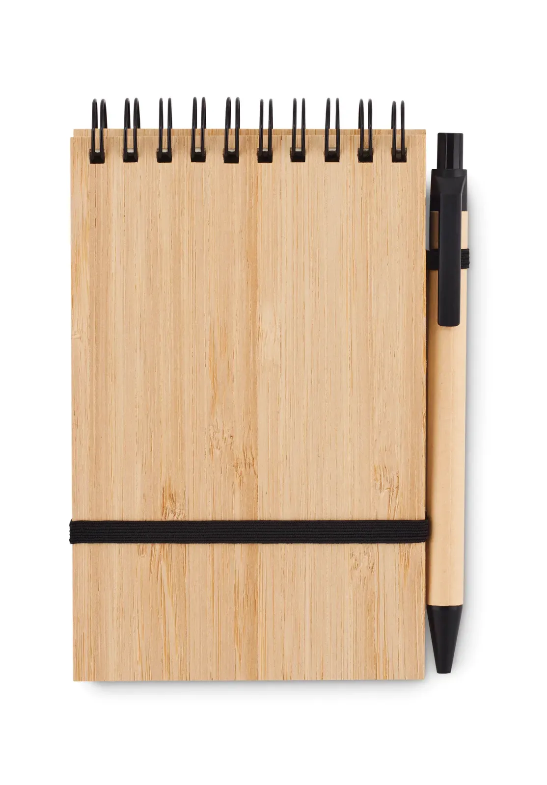 Sonorabam A6 Bamboo Notepad & Pen Set — Black