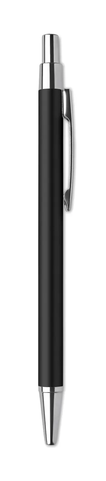 Dana Recycled Aluminium Push Button Pen — Black